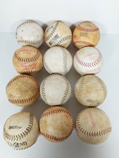 Lot of Twelve (12) 12" inch Used Softball Lot