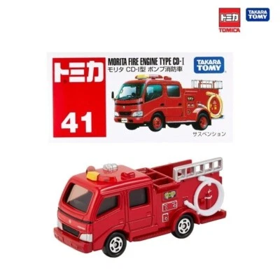 Camión Diecast Tomica No.41 Morita Bomberos Tipo CD-I Escala 1/ Japón Foto 1 de 4