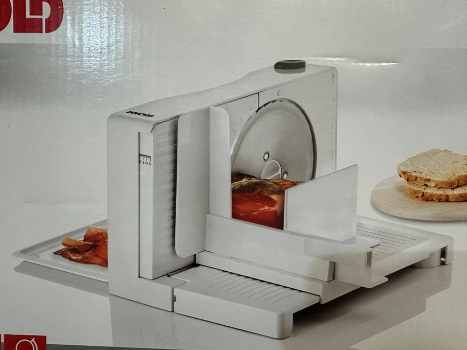 Unold 78850 Allesschneider Curve Weiß Schnittbreite Allesschneider - Bild 1 von 1