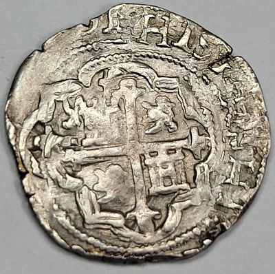 1556-1598 Mexico Silver Cob 1 Real Assayer O Gem AU High Grade 3.38g *J213 - Image 1 of 4