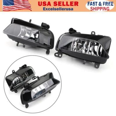 Pair Front Light Halogen Fog Lamp Fit For AUDI S5 2013 2014 2015 2016 A5-S Line - Image 1 of 4