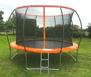 2024 Model Trampoline internal safety net enclosure + ladder and cover 10ft 12ft - Picture 1 of 31