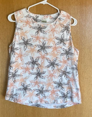 Camiseta deportiva Columbia para mujer talla mediana naranja/marrón elástica senderismo pesca Foto 1 de 4