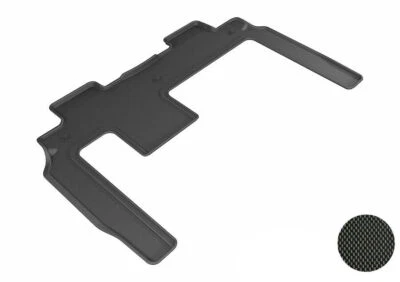 Forro de piso 3D MAXpider negro segunda fila 1 pieza para Chevrolet Traverse Foto 1 de 4