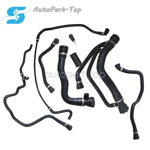 8pc For BMW 750i 750Li (2006-2008) Radiator Coolant Hose Kit Water Hoses+Switch - Picture 1 of 5