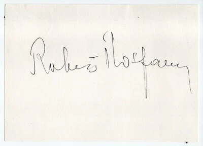Autogramm ROBERT ILOSFALVY Oper Opernsänger Tenor original signiert 1960er (We) - Bild 1 von 2