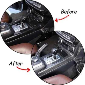 For Benz W463 G500 G550 G63 AMG Real Carbon Fiber Interior Center Console Trim - Picture 1 of 11