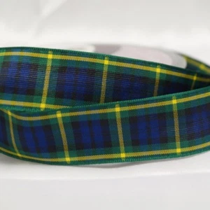 Berisfords Gordon Scottish Woven Tartan Ribbon 7mm - 40mm - Picture 1 of 1