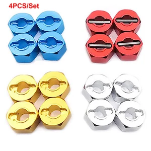 4pcs Aluminum 12mm Hex Wheel Hex Hub Mount Adaptor for Slash 1/10 RC Car - Picture 1 of 13
