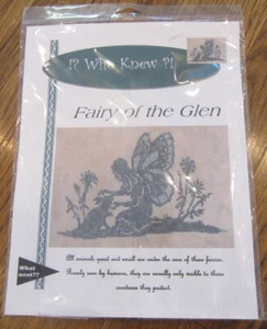 Fairy Of The Glen Monotone Silhouette Stickerei Set Neu Versiegelt - Bild 1 von 2