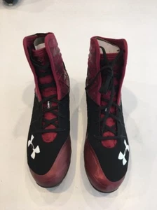 GAME WORN USED SOUTH CAROLINA GAMECOCKS USC BASEBALL SPIKES SIZE 11.5 UA NWOT - Picture 1 of 6