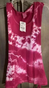 NWT BOUTIQUE CUSTOM PINK TIE DYE GIRLS OPEN SIDE TANK TOP SHIRT SIZE 10/12 - Picture 1 of 6