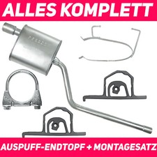 Endschalldämpfer Endtopf Auspuff MINI Cooper R50 R52 R53 1.6 Schrägheck Cabrio