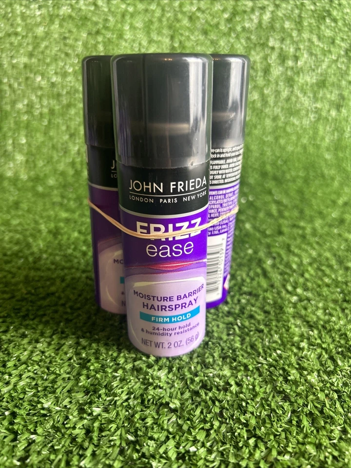Paquete de 3 lacas para el cabello John Frieda Frizz Ease barrera hidratante sujeción firme - 2 oz Foto 1 de 4
