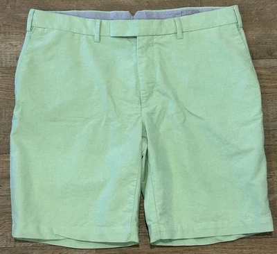 Винтажные мужские шорты Polo Ralph Lauren 38 цвет морской пены зеленые повседневные опрятные пляжные на открытом воздухе - Изображение 1 из 4