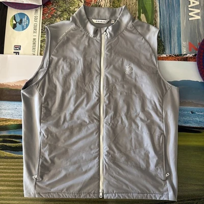 Chaleco Scotty Cameron 1/4 Cremallera Usado en Excelente Condición Peace Surfer Gris Claro Foto 1 de 4