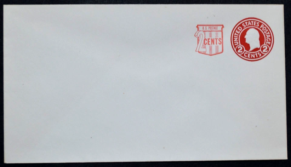 1958 US Sc. #U537 die 1 stamped envelope, surcharged, mint, nice - Image 1 of 1