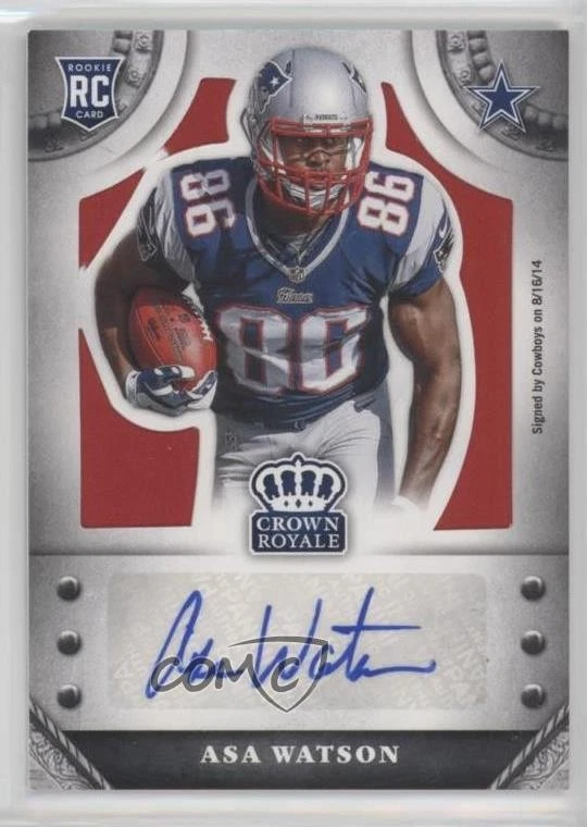 2014 Panini Crown Royale Rookie Signatures Retail Red /25 Asa Watson Auto RC - Image 1 of 2