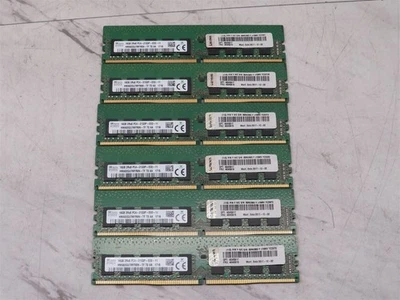 6x Hynix 16GB DDR4 2Rx8 PC4-2133P-EE0-11 HMA82GU7MFR8N-TF Workstation RAM DDR4 - Image 1 of 3