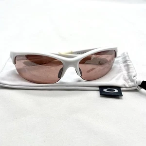 Oakley Commit Sunglasses White & Pink Womens 03-784 62-12 Vintage Made In USA - Picture 1 of 12