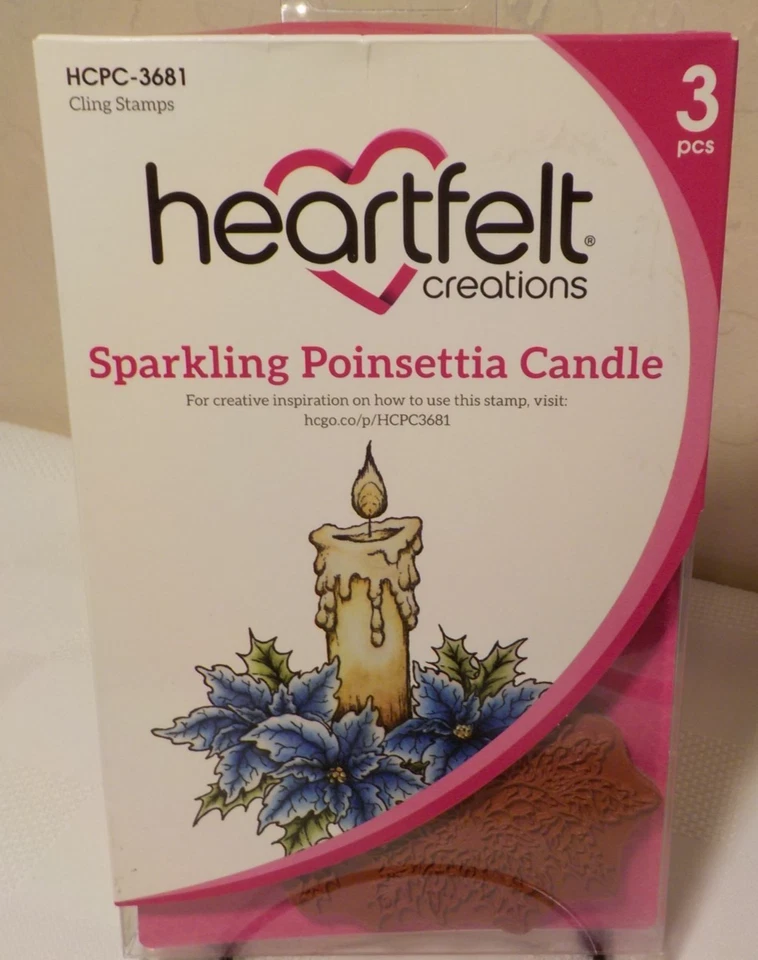 NUEVAS estampillas adhesivas de velas de pascua brillantes de Heartfelt Creations, HCPC-3681 Foto 1 de 1