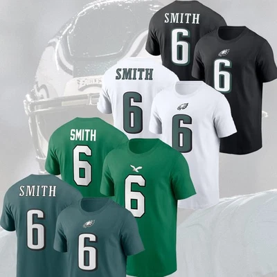 🔥¡MEJOR ELECCIÓN! Devonta Smith #6 Philadelphia nombre y número de jugador regalo para fanáticos Foto 1 de 4