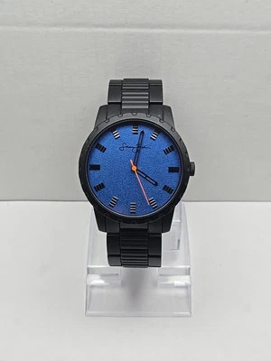 Reloj Hombre Sean John Urbin 43mm Negro Azul SJ0001BKB Nueva Batería Cuarzo Analógico Foto 1 de 4