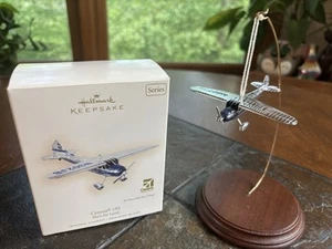 2007 Hallmark Keepsake Christmas Ornament Cessna 195 11th in Sky's The Limit  - Picture 1 of 14