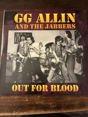 GG Allin Out For Blood Turquoise Vinyl Foto 1 de 3