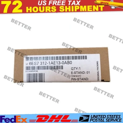 NEW Siemens 6ES7312-1AE13-0AB0 SIMATIC S7-300, CPU 312 6ES7 312-1AE13-0AB0 - Image 1 of 2
