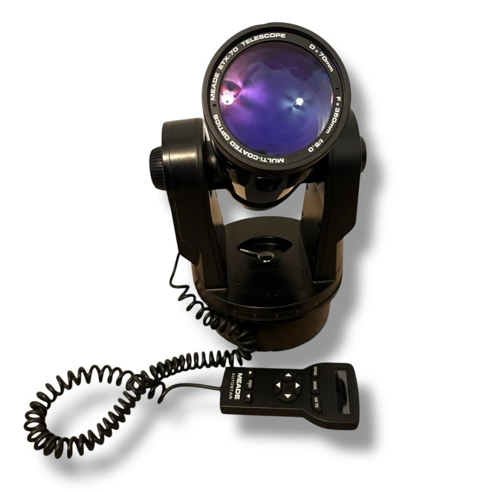 Meade ETX-70EC 70mm Refractor Telescope with Autostar Controller - Image 1 of 4