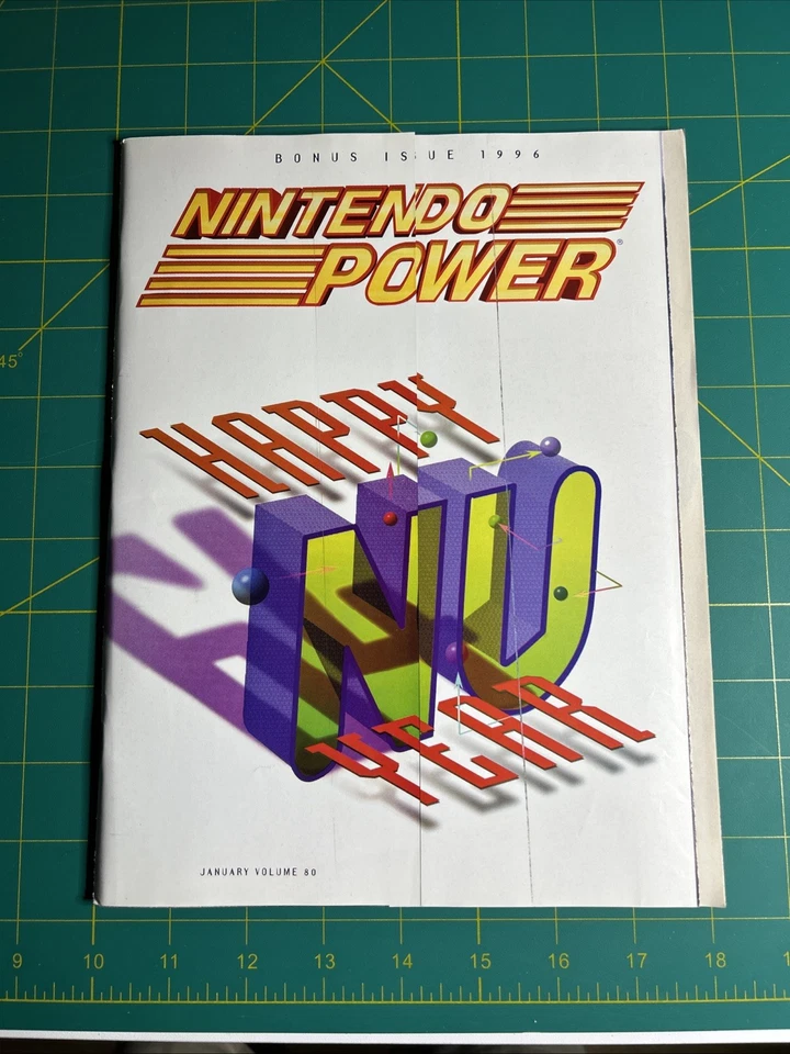 Nintendo Power January 1996 Bonus Issue Volume 80 Krems Poster Calendar Cards - Image 1 of 1