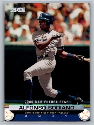 2001 Stadium Club #182 Alfonso Soriano - Image 1 of 2