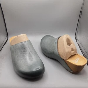 Dansko Talulah Clogs Women's 8.5-9M EU39 Denim Leather Burnished A143 - Picture 1 of 9