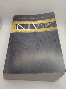 Zondervan NIV Study Bible, Large Print 2008 Paperback New International Version - Imagen 1 de 12