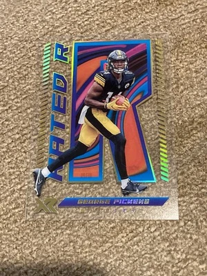 2022 Panini XR George Pickens Rated R SSP Rookie RC #RR-18 Steelers Cowboys - Image 1 of 2