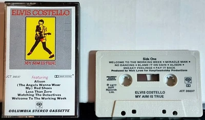 Elvis Costello - My Aim Is True Columbia – JCT 35037 Cassette - Image 1 of 3