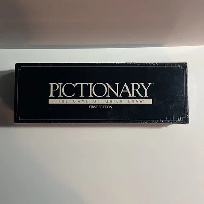 Vintage Pictionary First Edition Board Game 1985 *NEW FACTORY SEALED* - Image 1 of 4