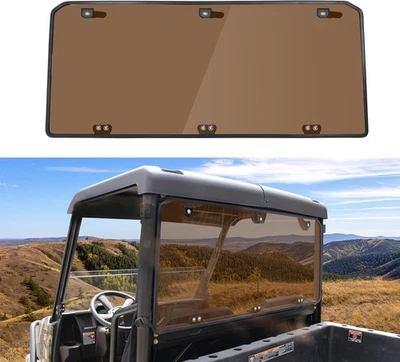 Tinted Rear Windshield Back Window for Polaris Ranger Midsize 500/ 570/Crew/ SP - Image 1 of 4