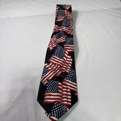 Corbata para hombre bandera americana patriótica bandera de Estados Unidos 4 de julio vacaciones por fratello Foto 1 de 4