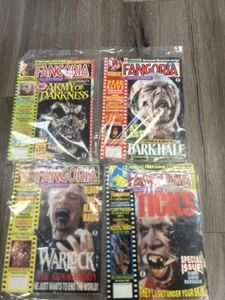 FANGORIA MAGAZINES # 120, 121,122,123, LOT OF 4 EXCELLENT CONDITION  - Picture 1 of 1