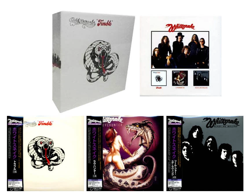 WHITESNAKE "Trouble" Japan Mini LP 3 CD Box David Coverdale DEEP PURPLE - Bild 1 von 1