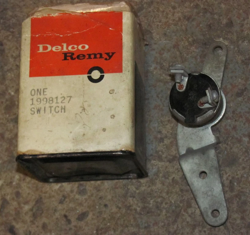 Interruptor de seguridad neutro de respaldo NOS 59 60 Rambler Delco 1959 1960 1998127 Foto 1 de 1