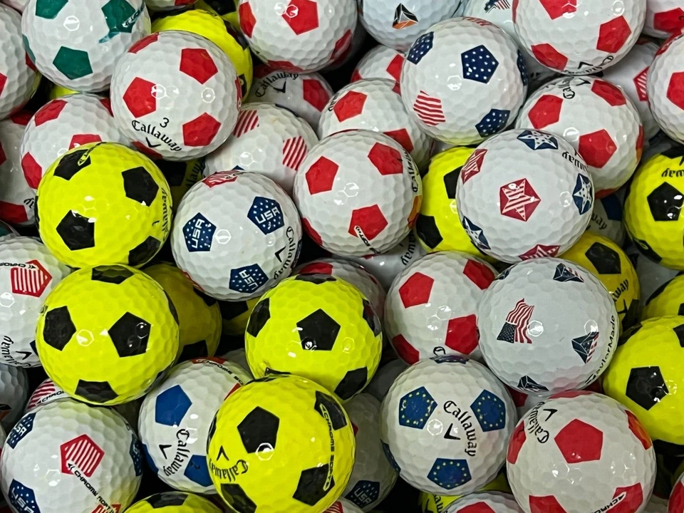 36 bolas de golfe usadas Callaway Chrome Soft Truvis 4A/5A AAAA/AAAAA - Imagem 1 de 1