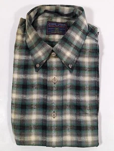 NWT Vintage Club House Members Only Men's Flannel Shirt Size Large Plaid - Picture 1 of 3