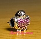 * Authentic Pandora Sterling Silver Red Robin Bead 791731CZR