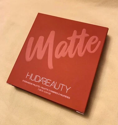 HUDA BEAUTY Matte Obsessions Warm Eyeshadow Palette BRAND NEW IN BOX - Image 1 of 4