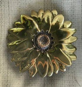 VTG Michael Healy Brass Sunflower Door Knocker Handmade Ltd Production 1997 NOS - Picture 1 of 14