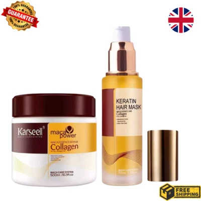 Karseell Collagen Hair Mask Deep Repair Conditioning Argan Oil Collagen Care UK