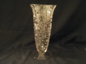 Cambridge ROSE POINT 11" Vase (Rim Chip) - Picture 1 of 5